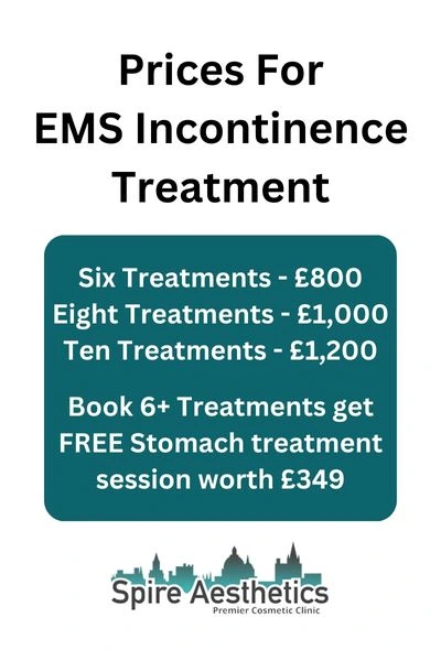 EMS Incontinence Treatment Prices Yeovil