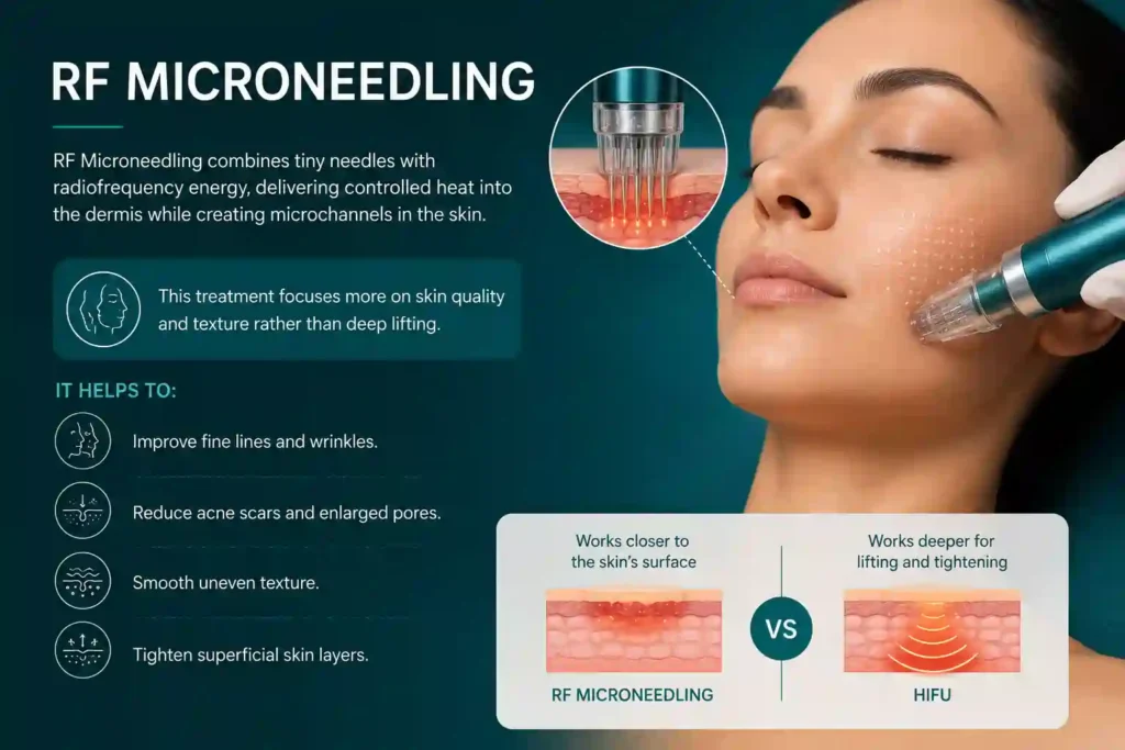 What Does RF Microneedling Do That HIFU Alone Cannot Yeovil