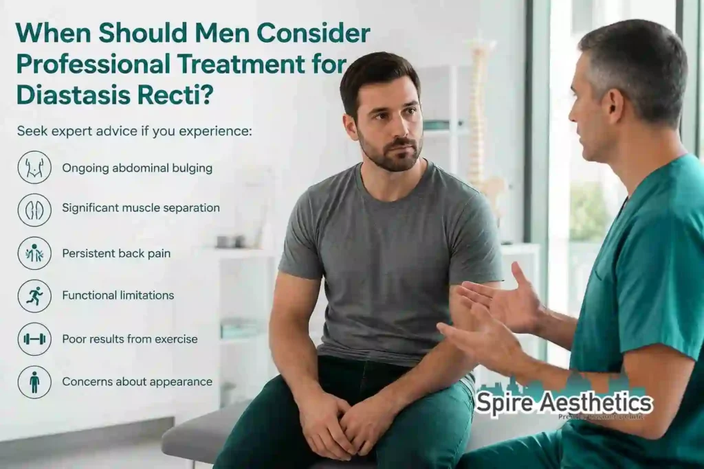 When Should Men Consider Professional Treatment for Diastasis Recti Yeovil?