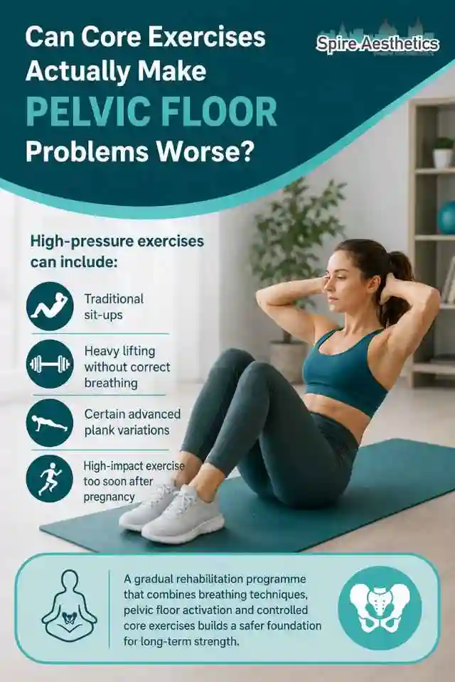 Can Strengthening Your Core Alone Actually Make Pelvic Floor Problems Worse Yeovil?